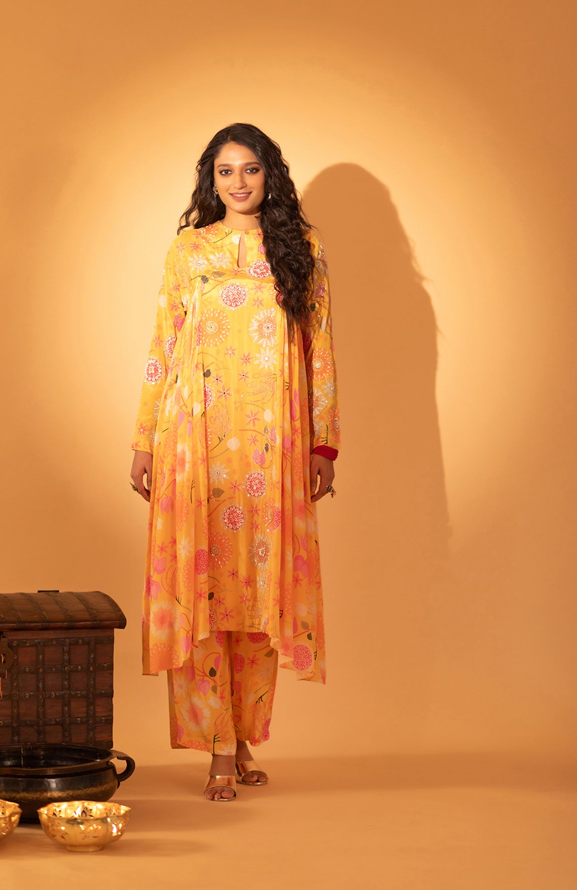 YELLOW KURTA SET