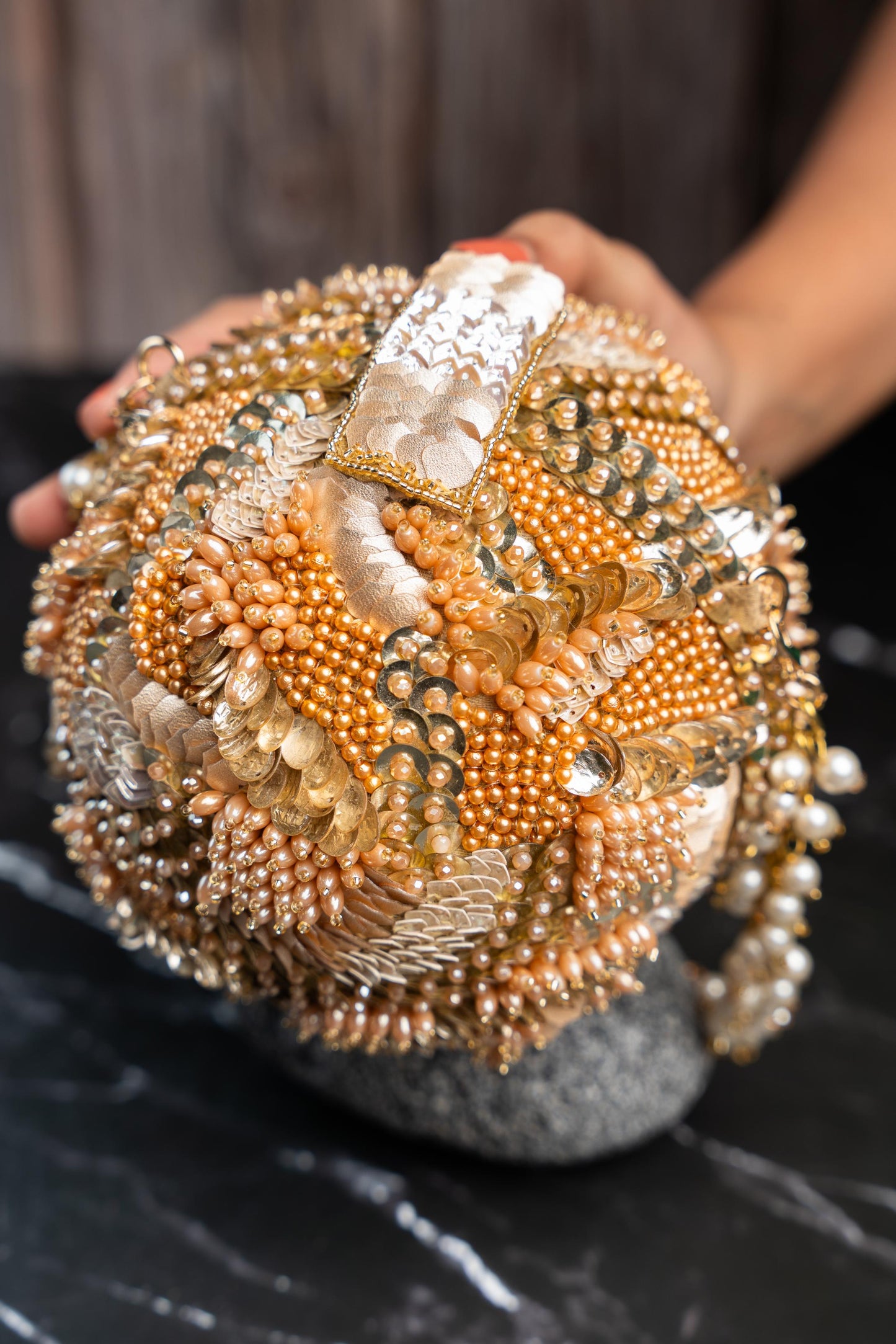 SEQUINNED SOCCER CHIC RUSTIC