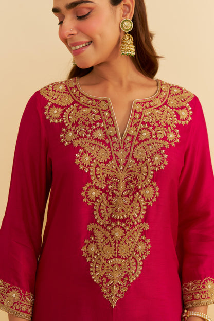HIBA - LONG KAFTAN WITH SALWAR AND DUPATTA