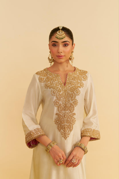 HIBA - LONG KAFTAN WITH SALWAR AND DUPATTA