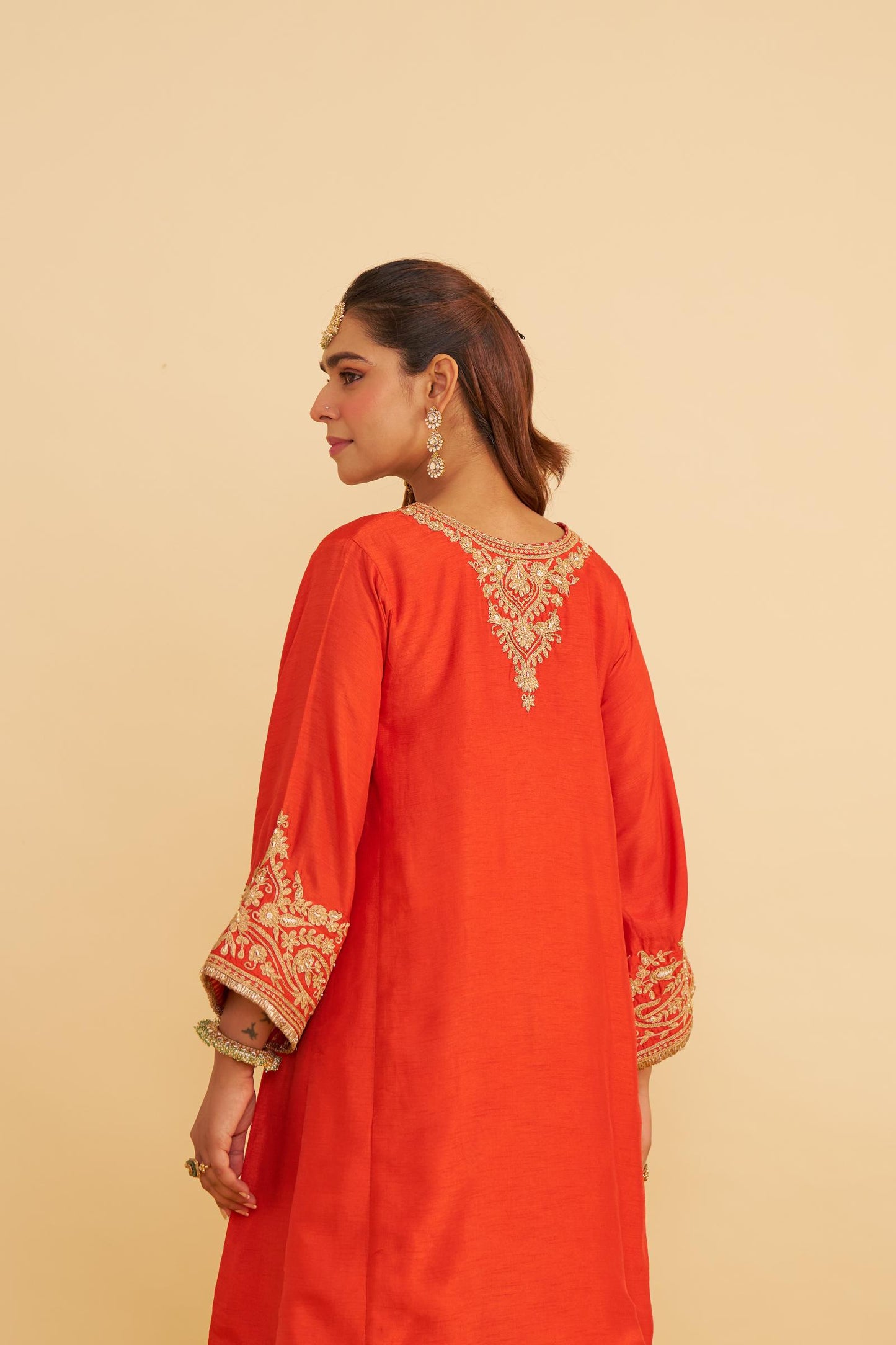 MARWA - SHORT CHAUGA WITH SALWAR AND DUPATTA