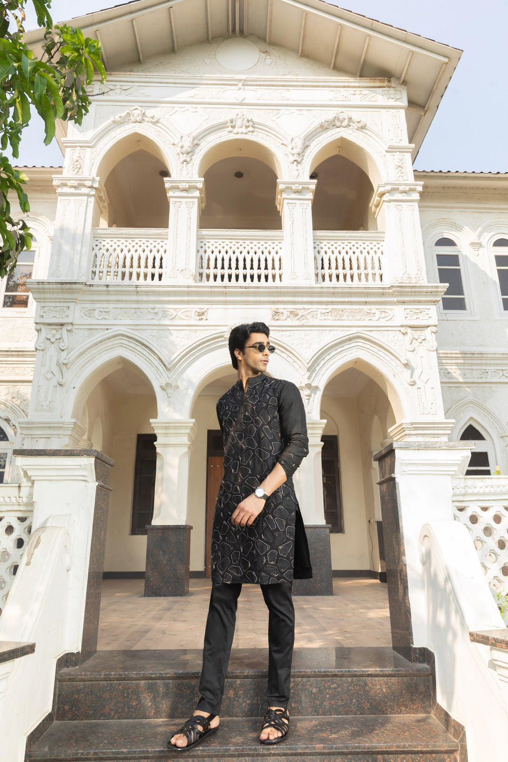 SHADOW LINEN KURTA