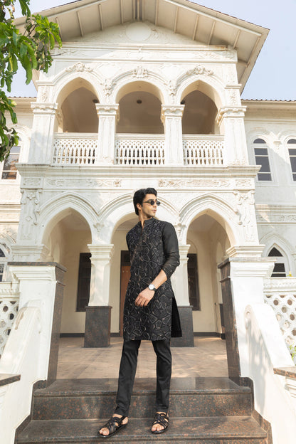 SHADOW LINEN KURTA