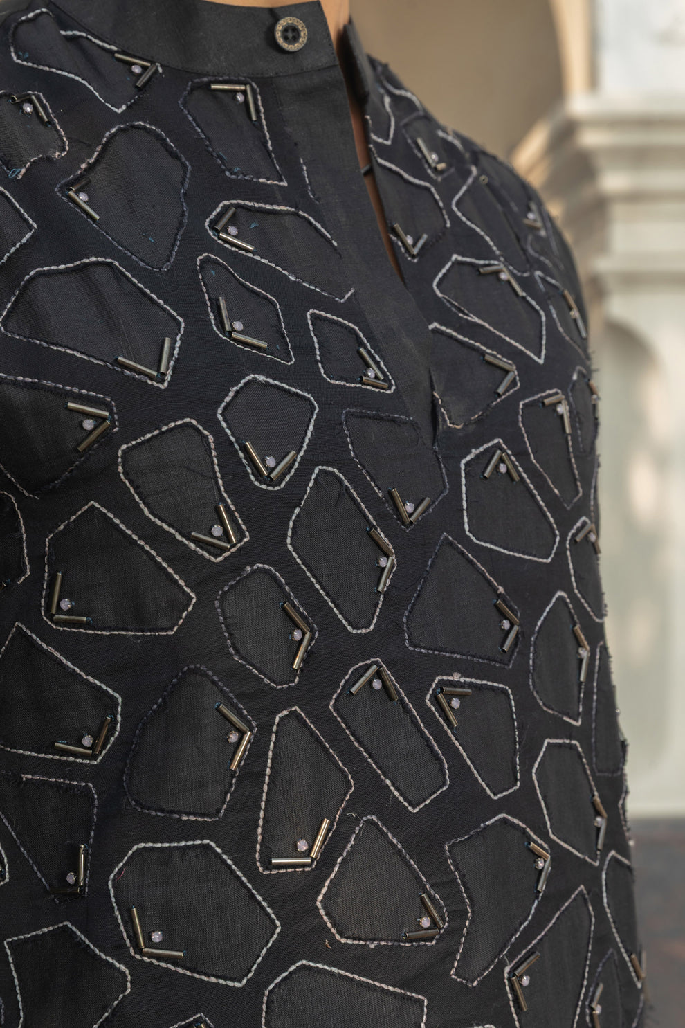SHADOW LINEN KURTA