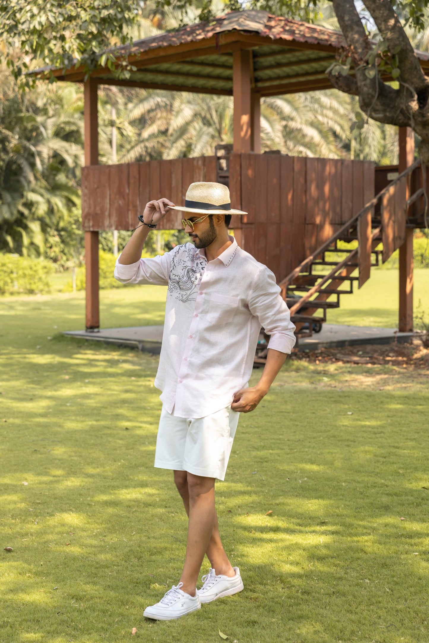 BLUSH LIGHT LINEN SHIRT