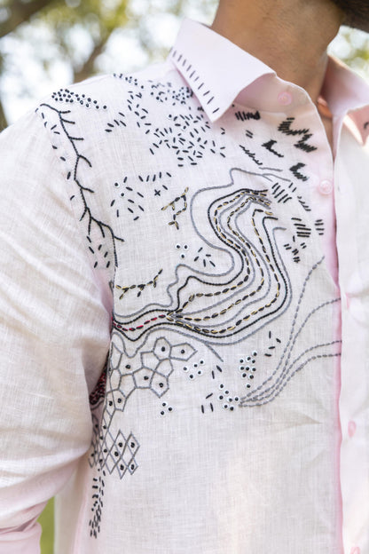 BLUSH LIGHT LINEN SHIRT