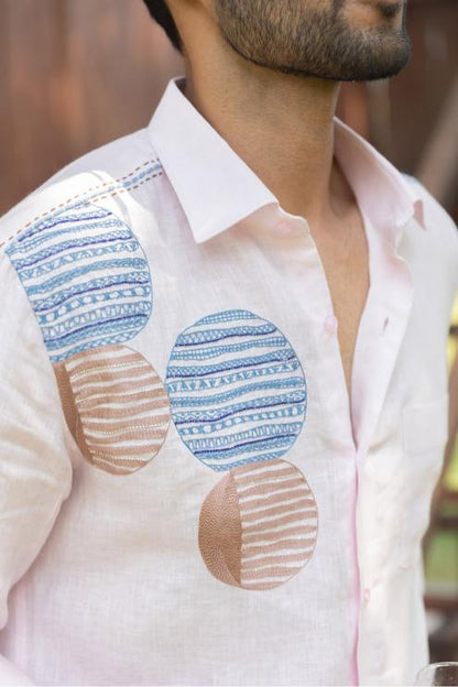SOFT PETAL LINEN SHIRT