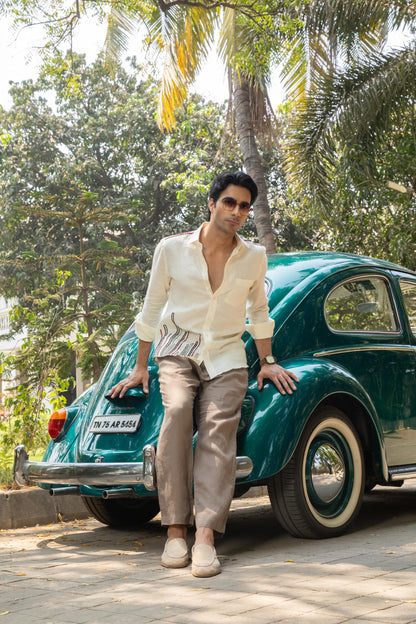 IVORY BREEZE LINEN SHIRT