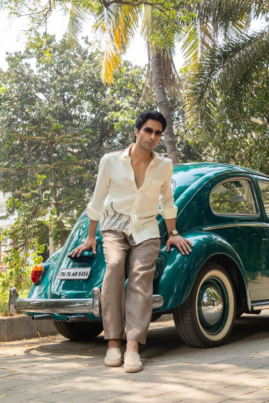 IVORY BREEZE LINEN SHIRT