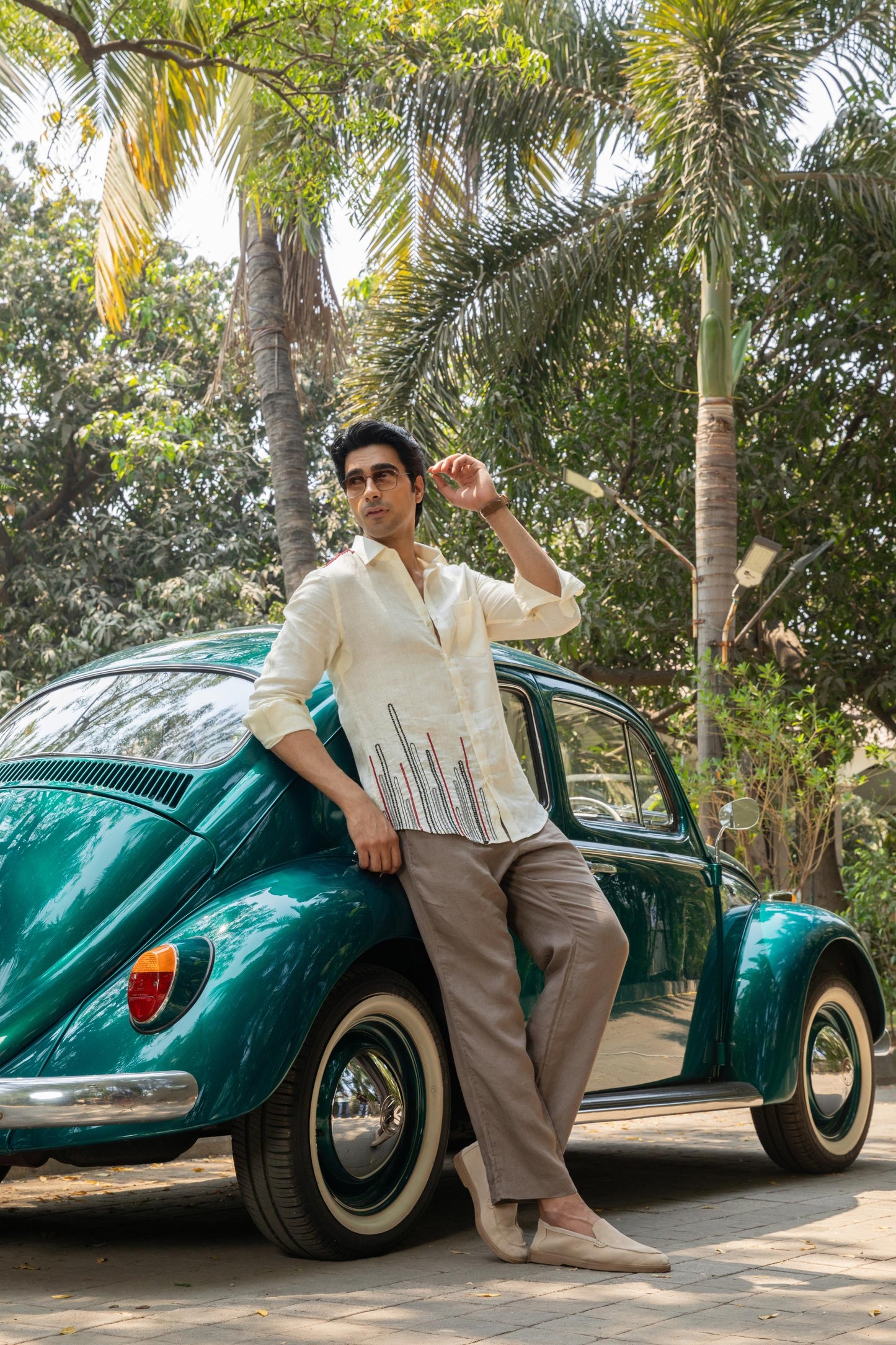 IVORY BREEZE LINEN SHIRT