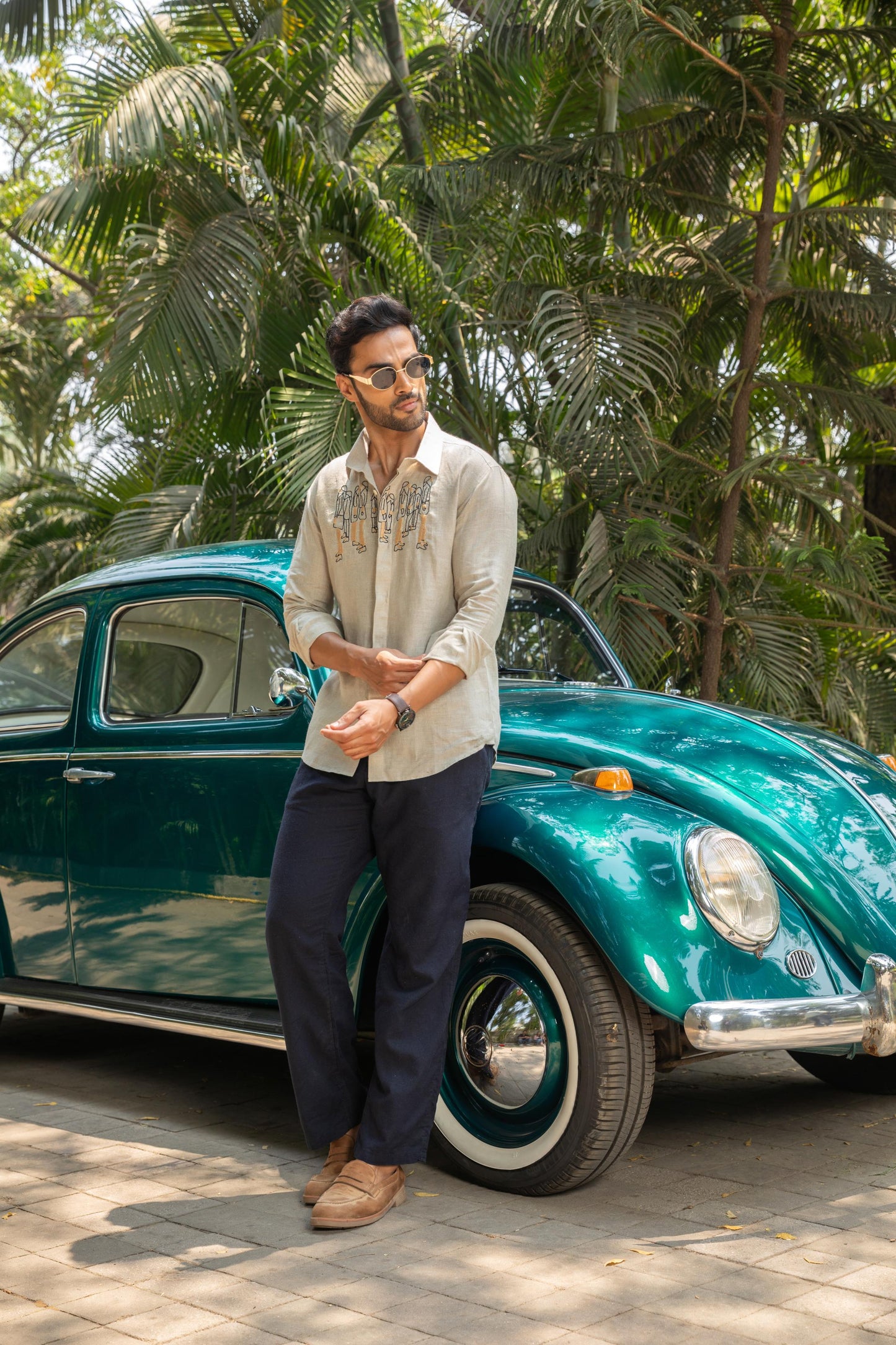 SANDY DUNE LINEN SHIRT