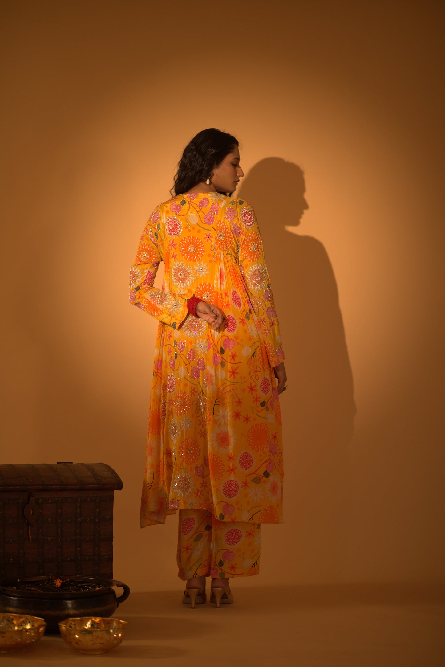 YELLOW KURTA SET