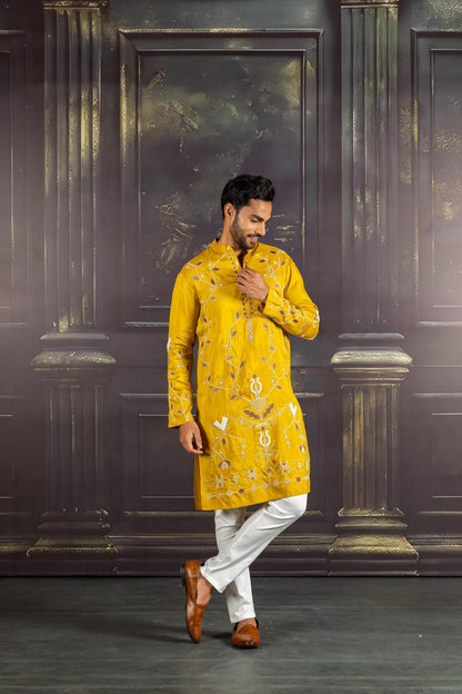 GOLDEN EMBER KURTA