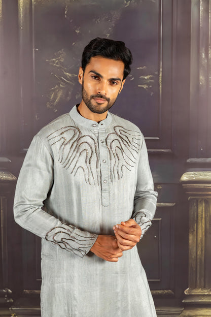 AZURE MIST KURTA