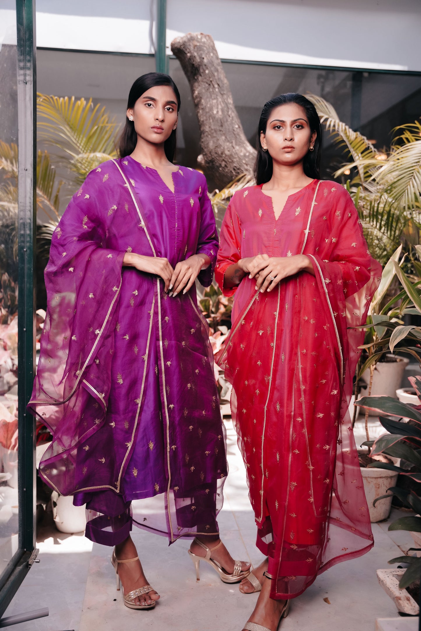 GULAAB SILK SUIT SET