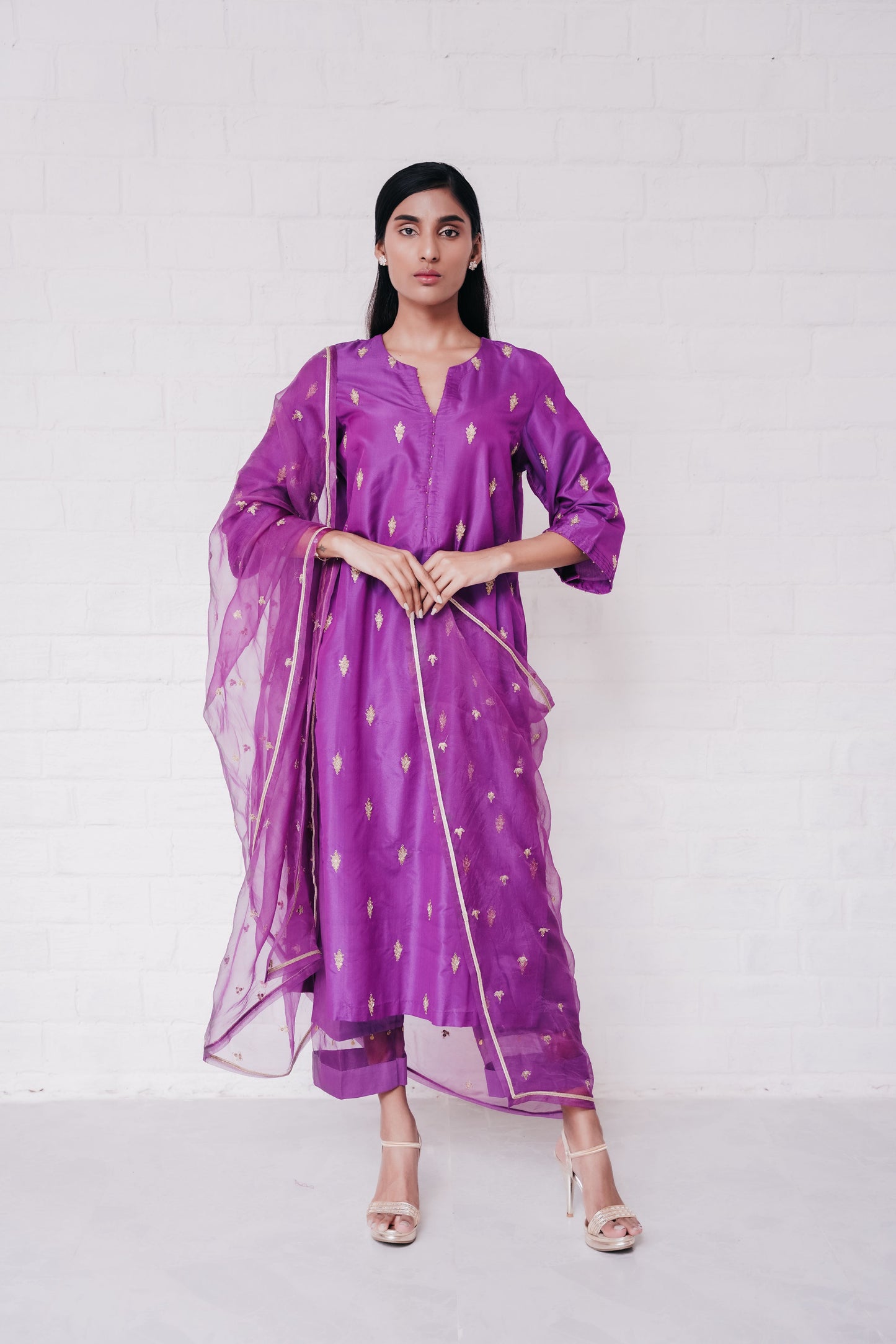 GULAAB SILK SUIT SET