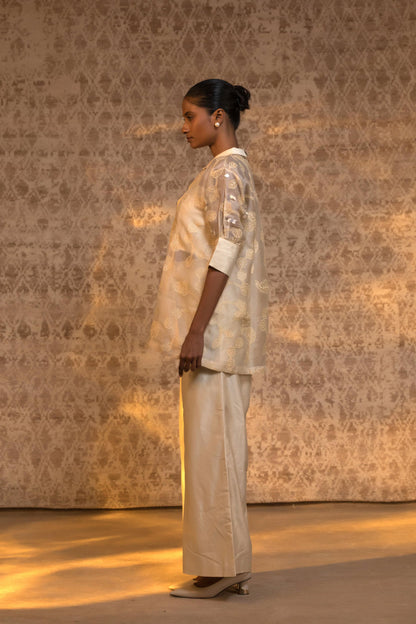 TARAL PURE ORGANZA RELAXED SHIRT SET