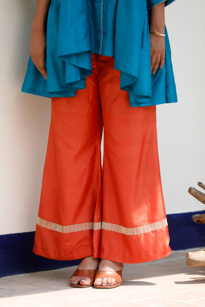 BLUE & ORANGE PANT SET