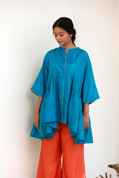 BLUE & ORANGE PANT SET