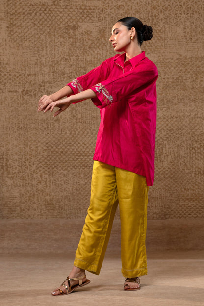TINKA SHIRT KAFTAN YELLOW WITH YELLOWPANT