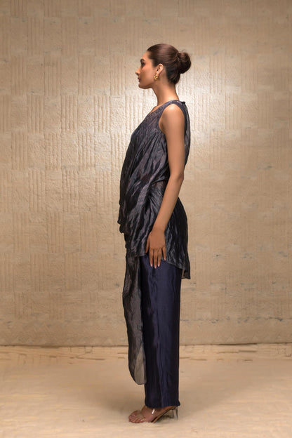 EEDA TISSUE DRAPED COORD SET