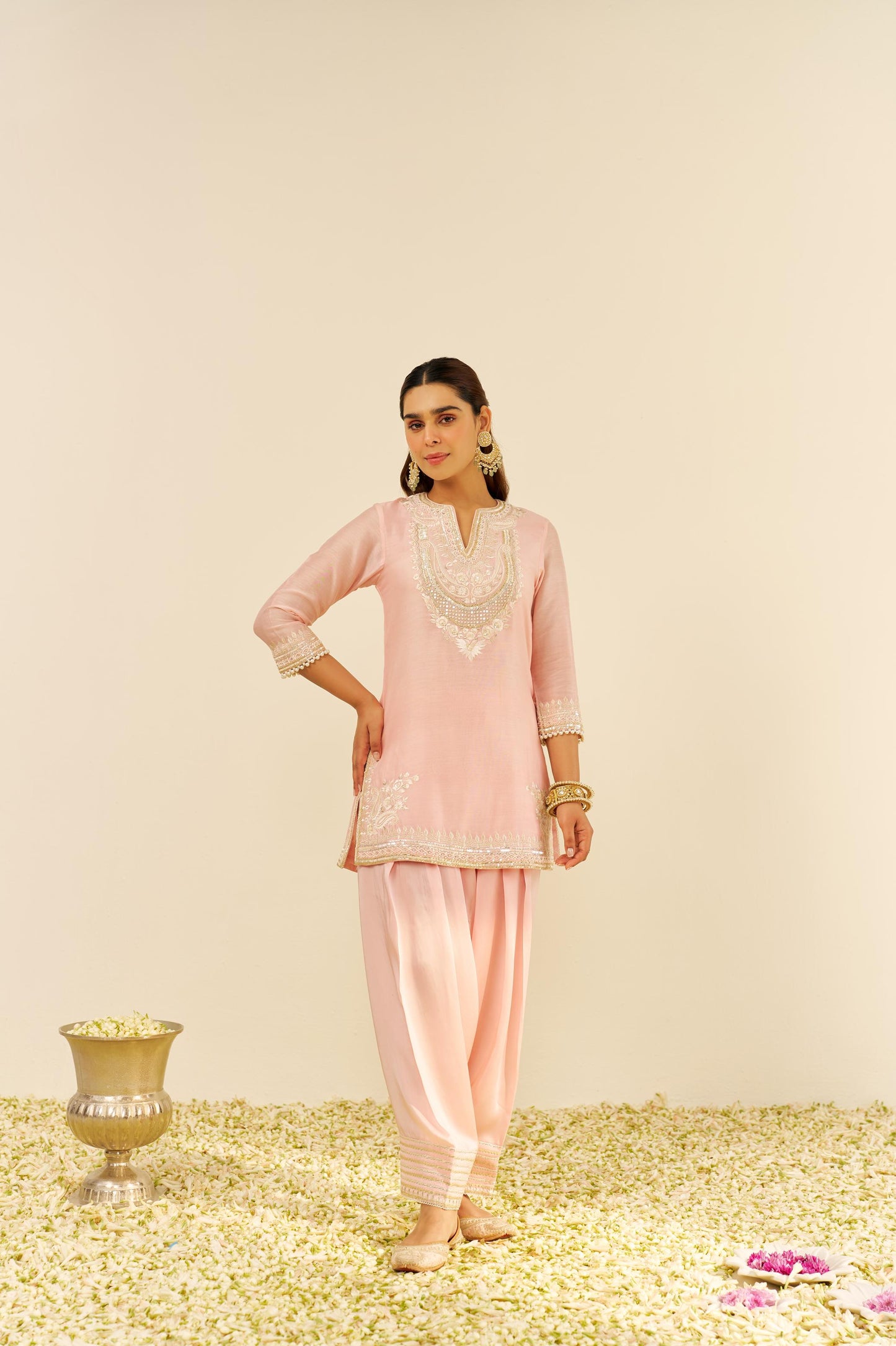 SARA - SHORT KURTA WITH SALWAR