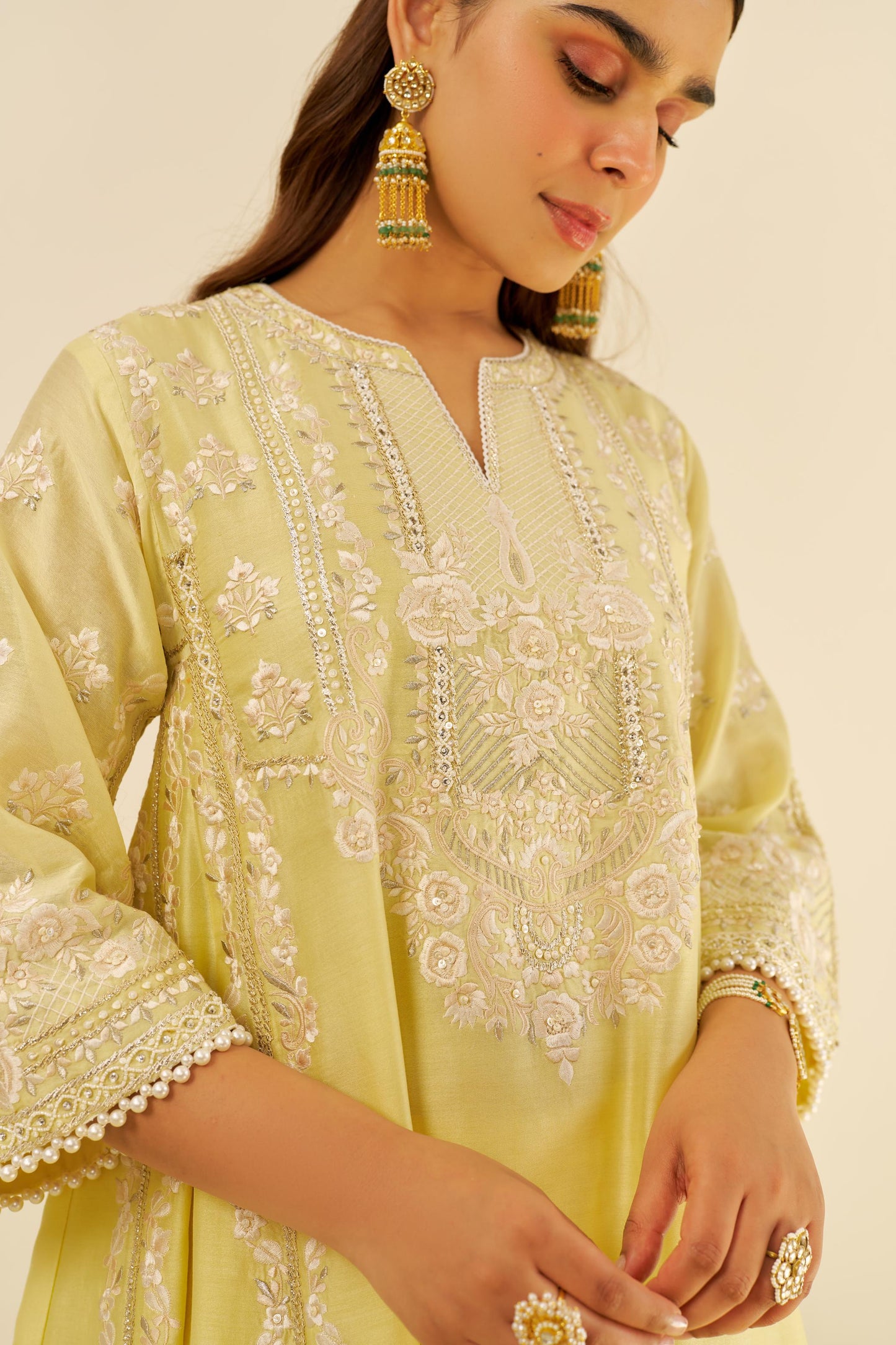 MAZIYA - LONG CHAUGA WITH SALWAR AND DUPATTA
