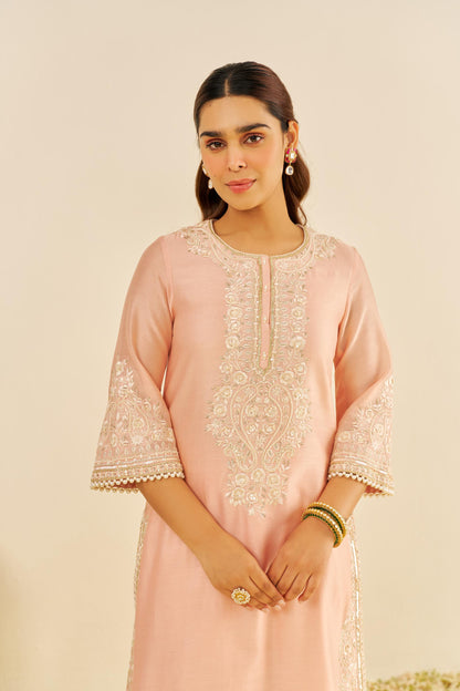 SEREEN - A-LINE KURTA WITH PALAZZO AND DUPATTA