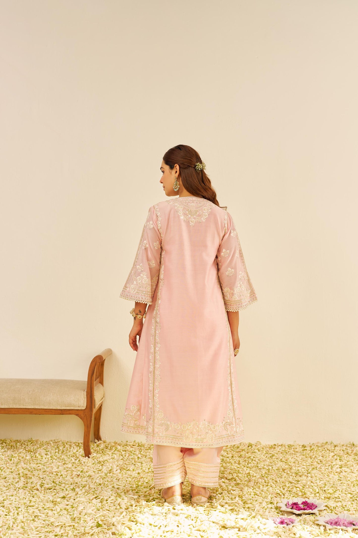 MAZIYA - LONG CHAUGA WITH SALWAR AND DUPATTA