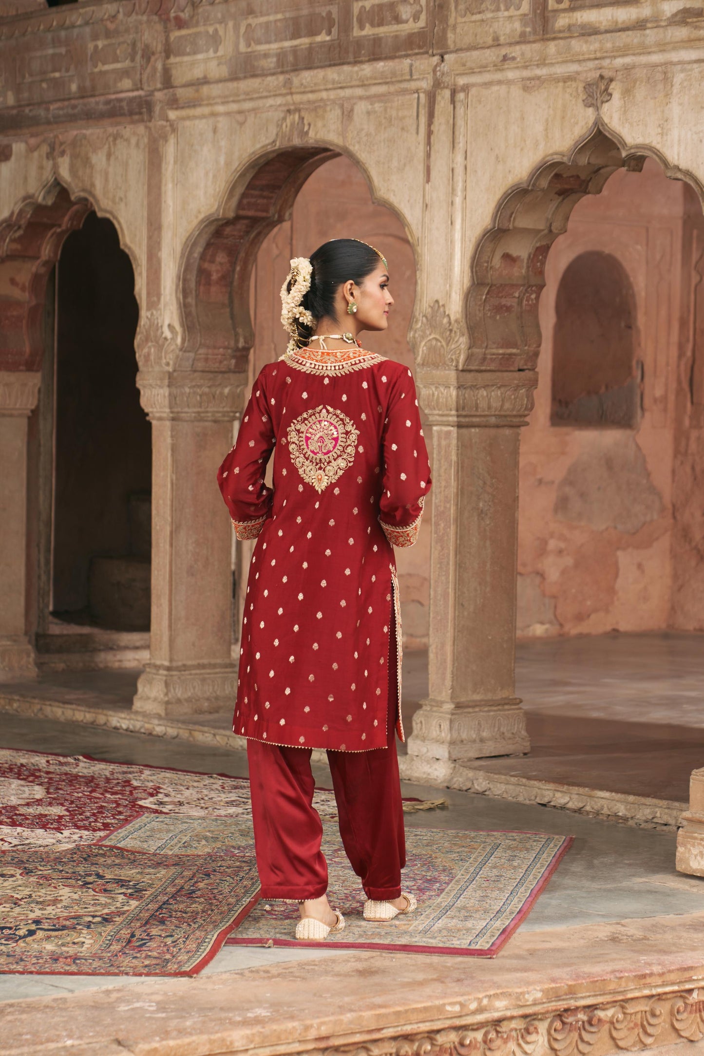 ANILA - SHORT KURTA WITH SALWAR
