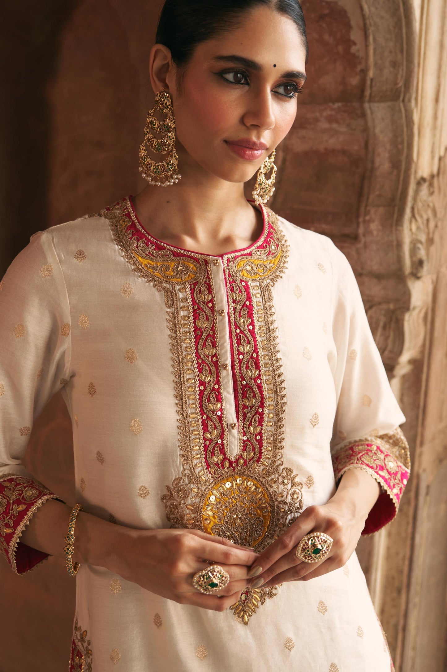 ANILA - SHORT KURTA WITH SALWAR