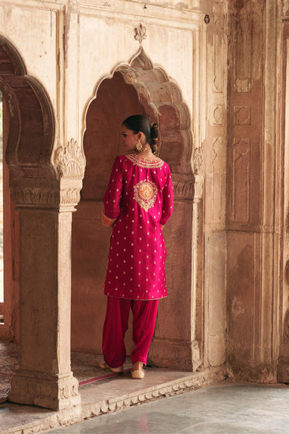 ANILA - SHORT KURTA WITH SALWAR