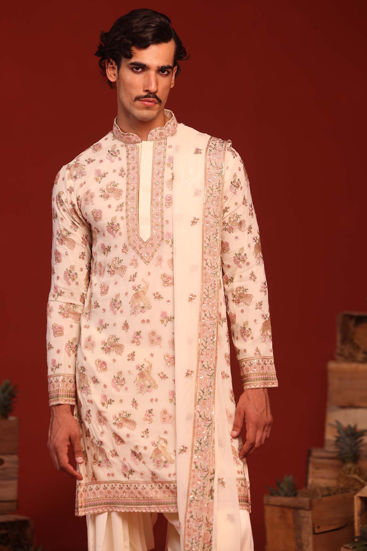 VATSAL IVORY KURTA SET