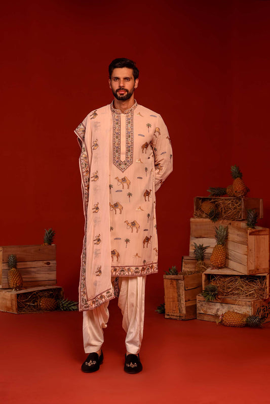 AADRIT PINK KURTA SET