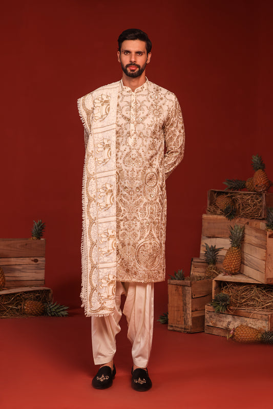 SHUBH IVORY KURTA SET