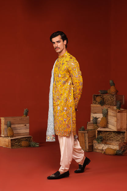 ADITYAN HALDI KURTA SET