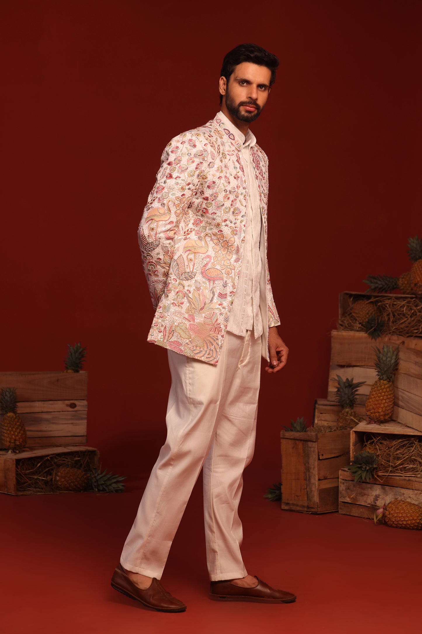 RAMA IVORY JODHPURI SET