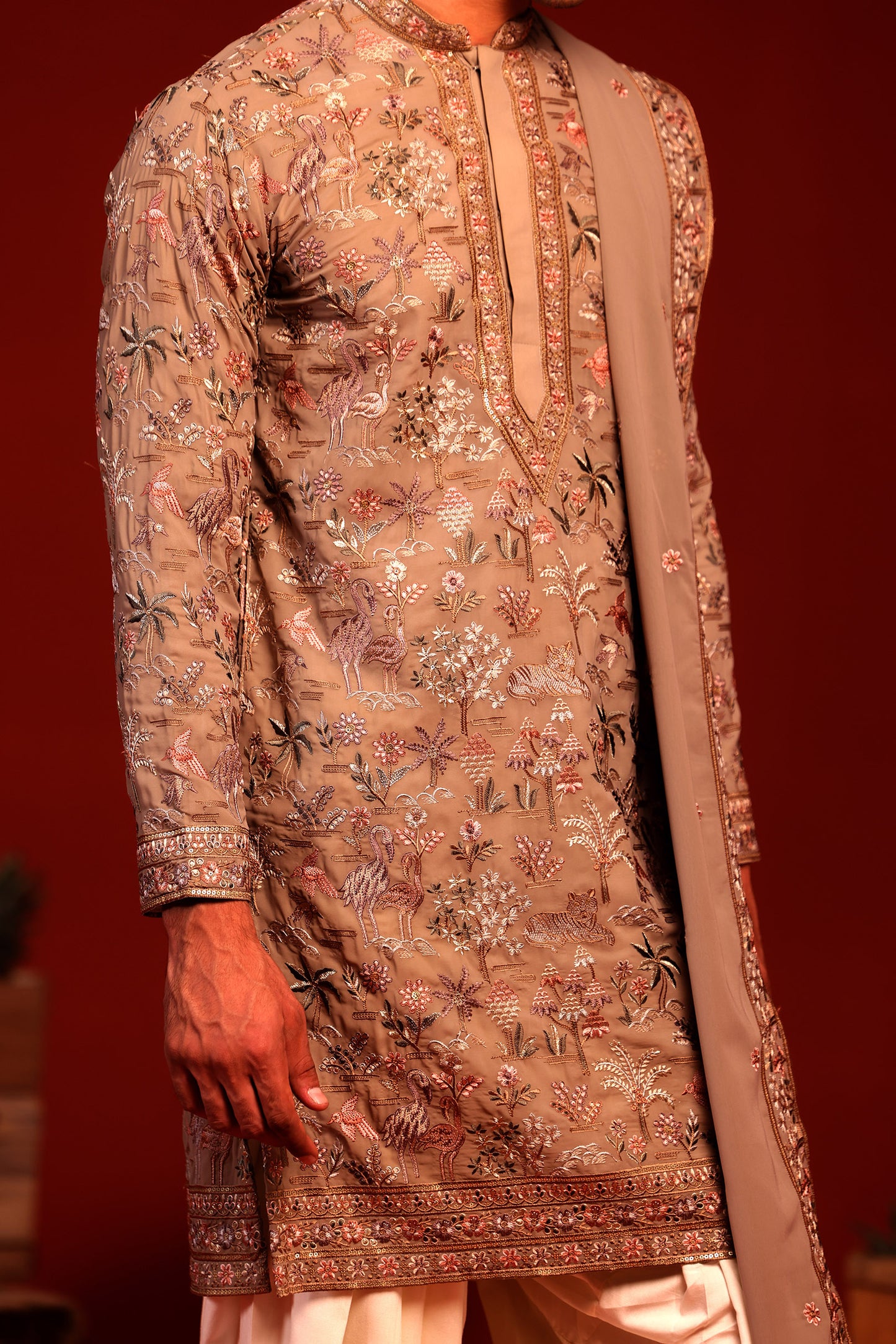 SHAURYA GREY KURTA SET