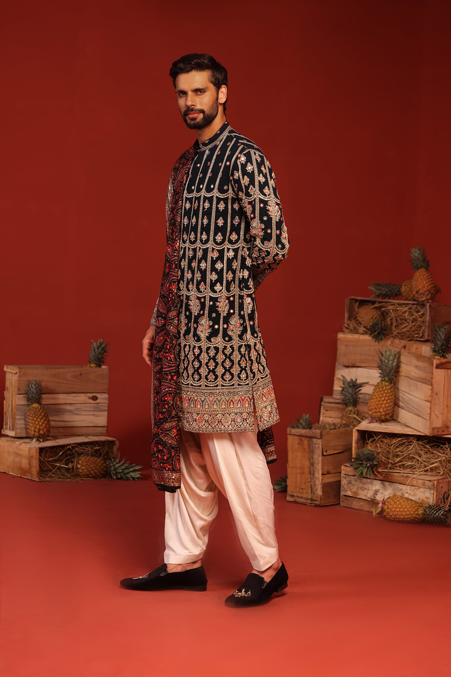 SAHIL TEAL BLUE KURTA SET