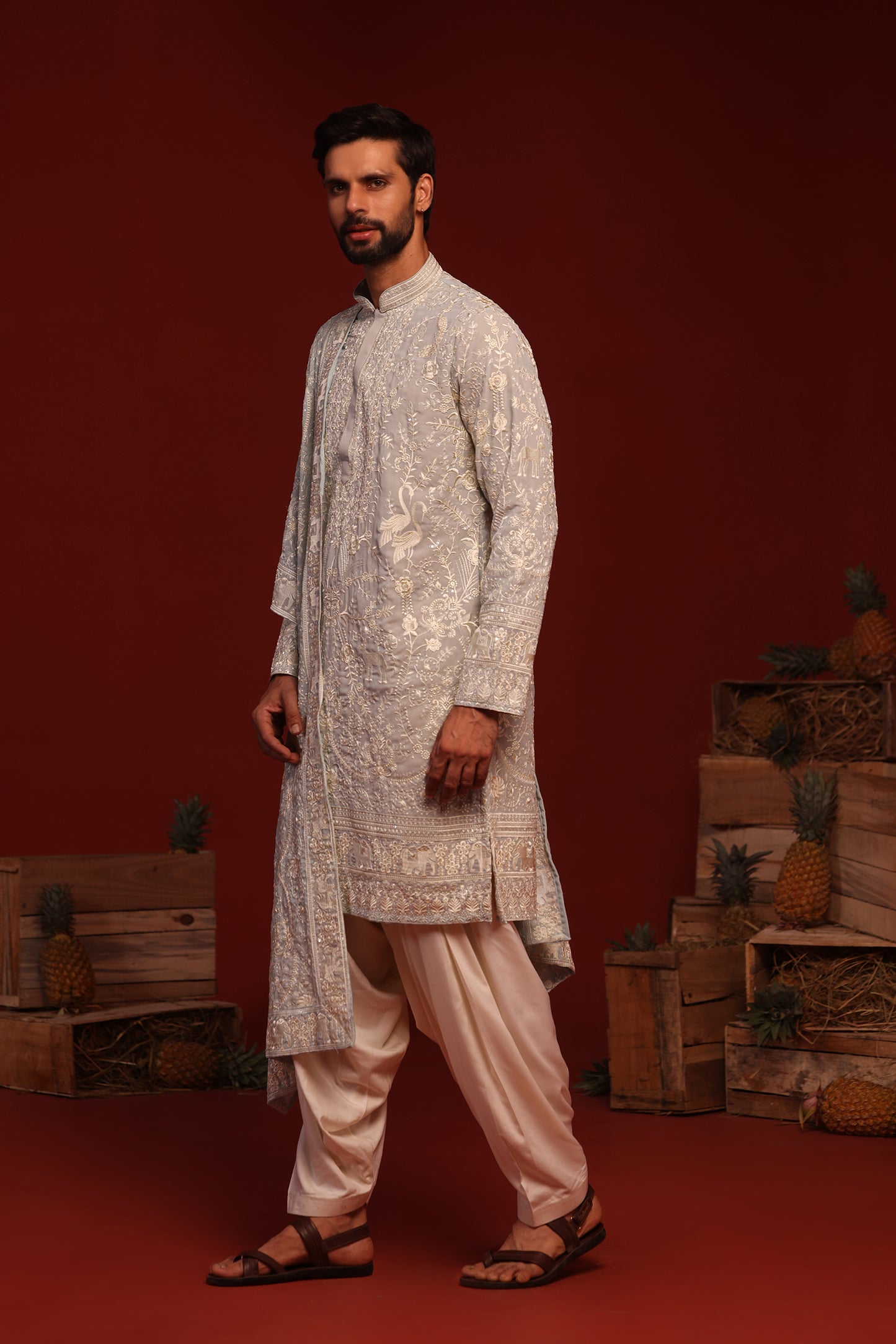 BHAVIK SKY BLUE KURTA SET