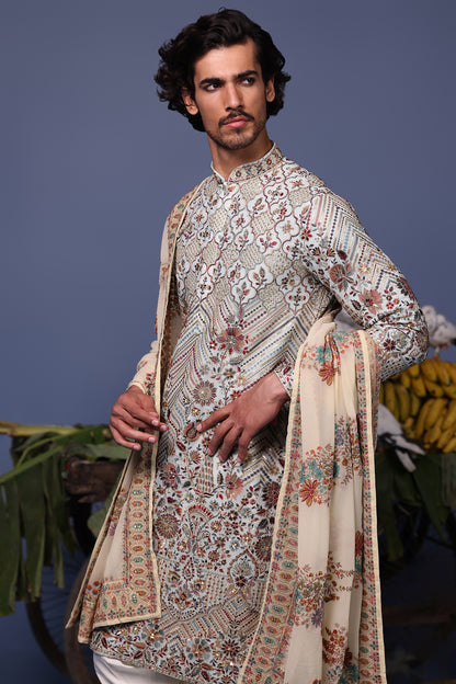 FALAK BLUE KURTA SET