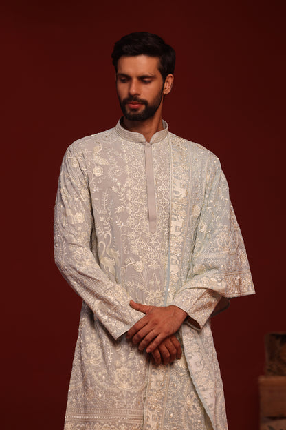 BHAVIK SKY BLUE KURTA SET