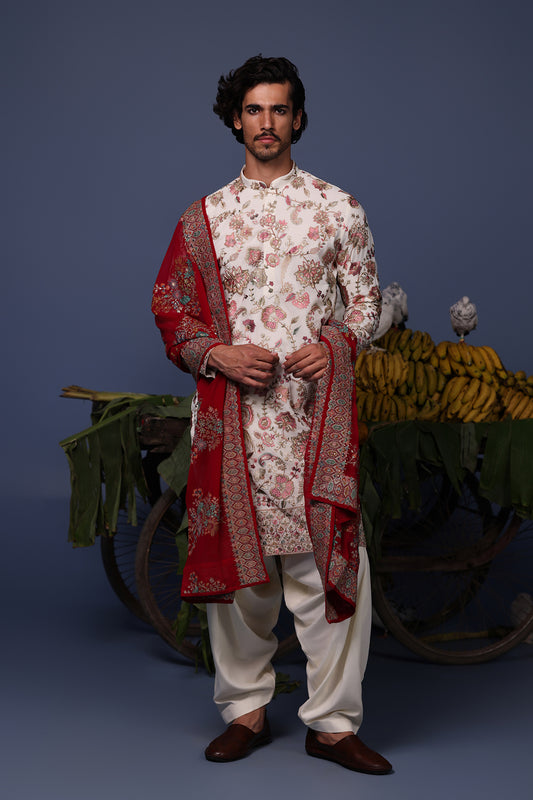 REHAN IVORY KURTA SET