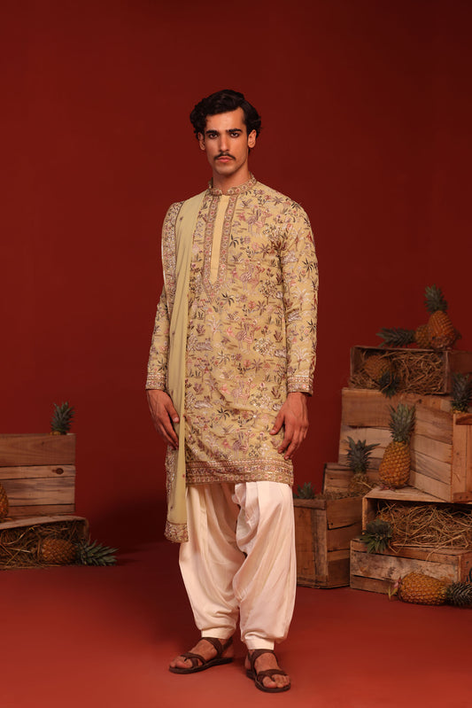 FALAK MEHANDI KURTA SET