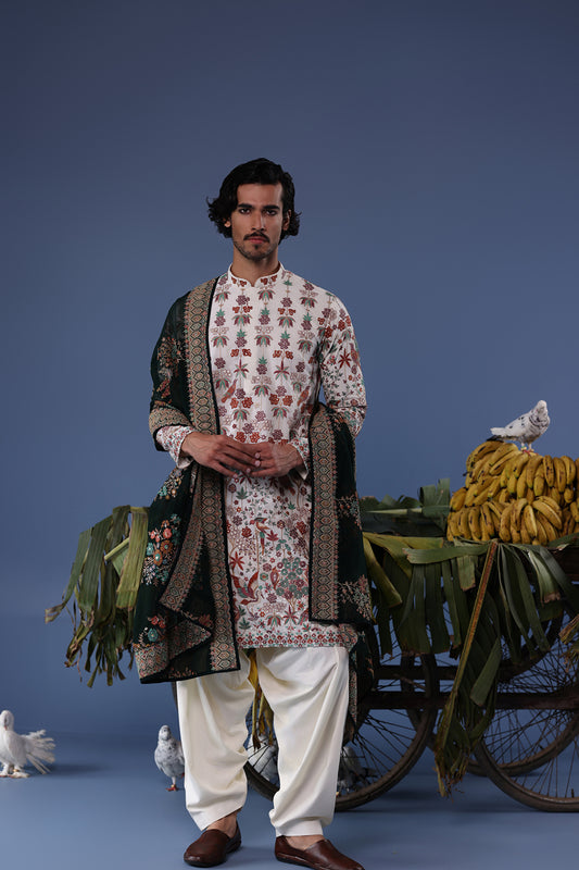 RUHAAN IVORY KURTA SET