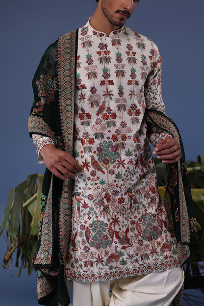 RUHAAN IVORY KURTA SET