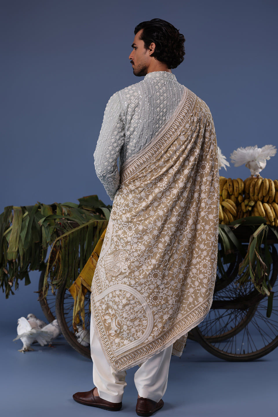 ALI BLUE KURTA SET