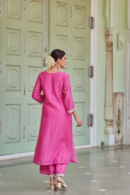 DORI FUCHSIA SUIT SET