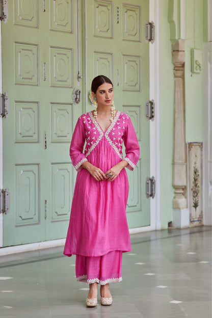 DORI FUCHSIA SUIT SET