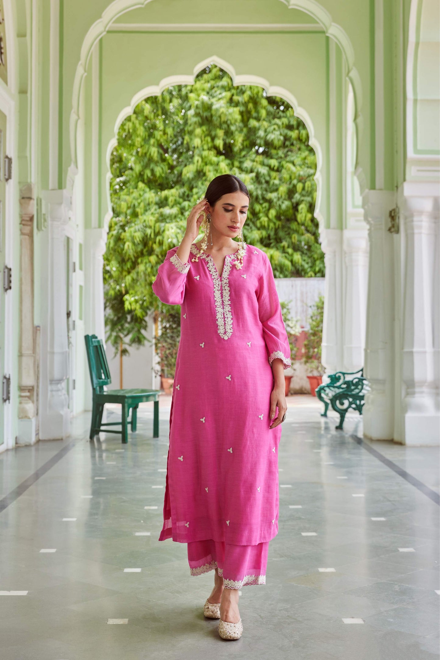 DORI FUCHSIA SUIT SET